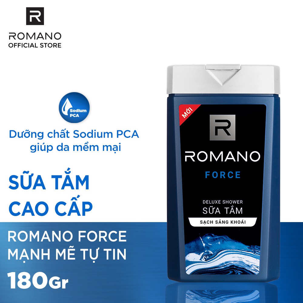 [HCM] Sữa tắm cao cấp romano 180gr