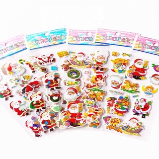 5 Vỉ Sticker 3D Nổi Giáng Sinh
