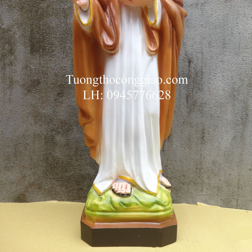Tượng Thánh Gioan Kim 50cm Composite