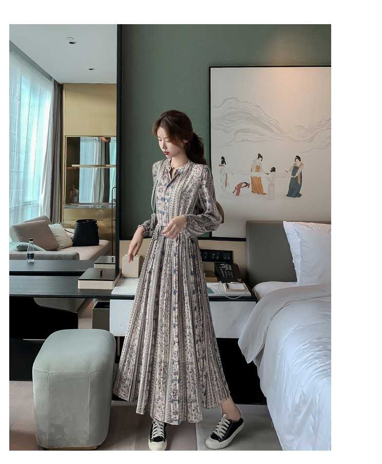 South Korea emerald flower dress 2023 suitable for women