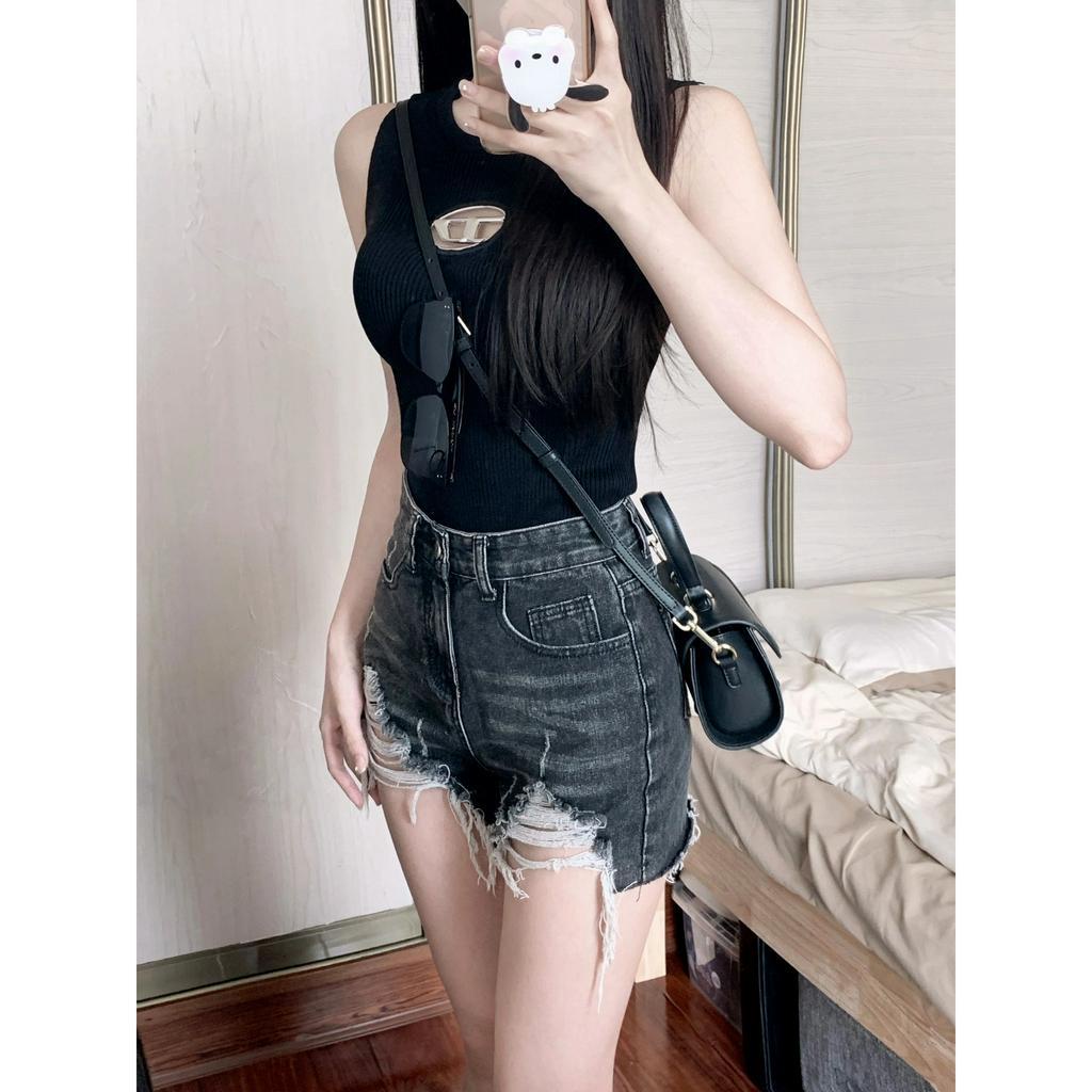 Quần Jeans Ngắn Thời Trang Dành Cho Nữ