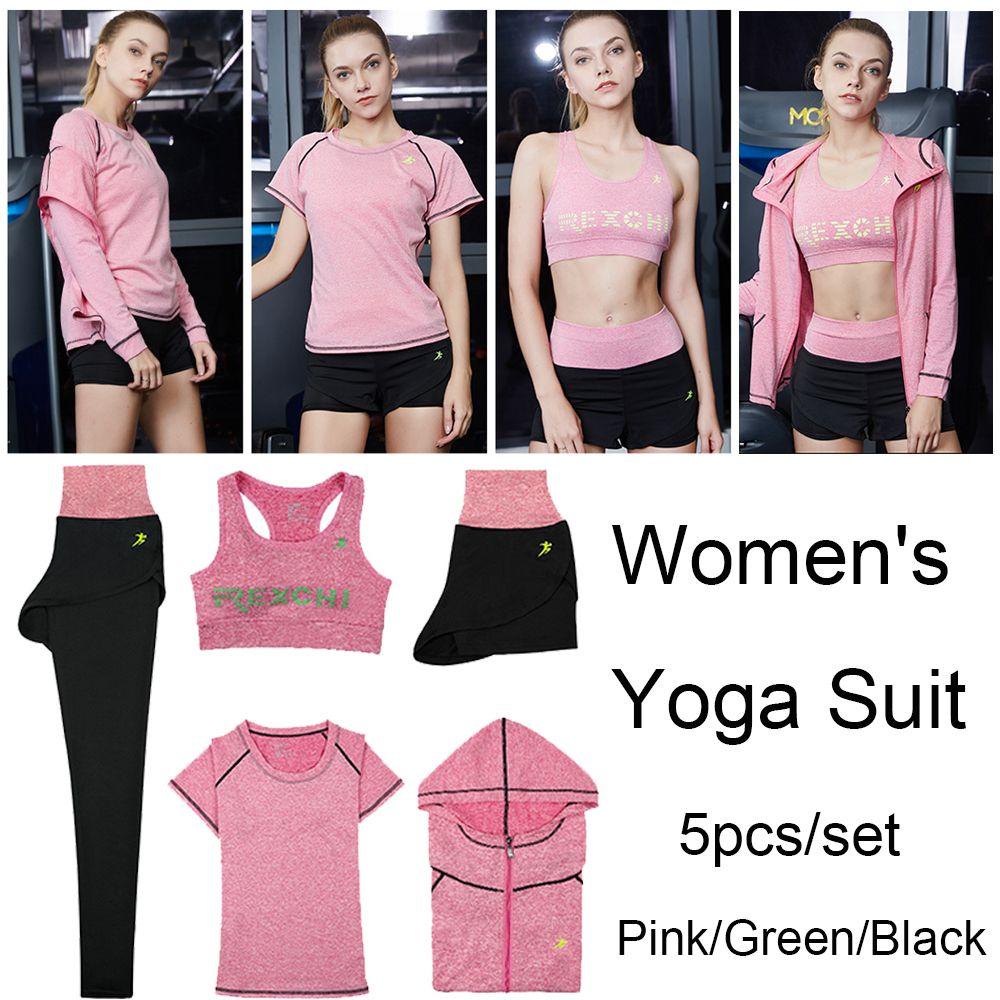 IVORY Bộ Đồ Tập Thể Thao Gồm Áo Có Mũ Trùm Và Quần Dài Dành Cho Nữ