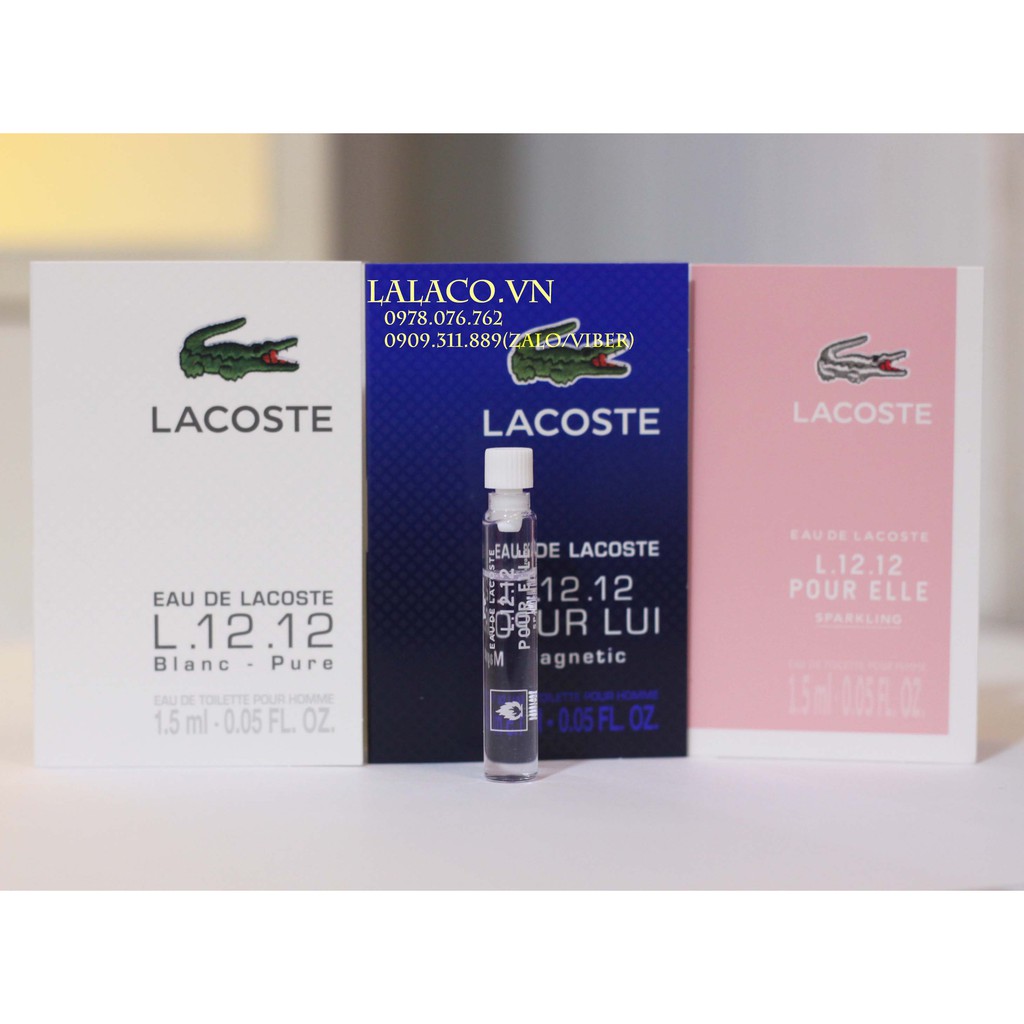 Nước Hoa Vial Lacoste 1.5ml