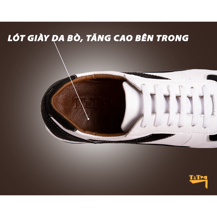 [ 6CM ] Giày Cao Nam T&amp;TRA T28TĐ