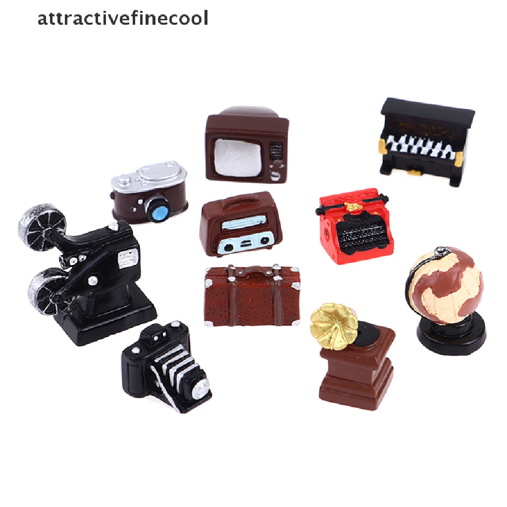 Đồ Chơi Mô Phỏng Đài Radio / Quả Địa Cầu Mini Cho Nhà Búp Bê