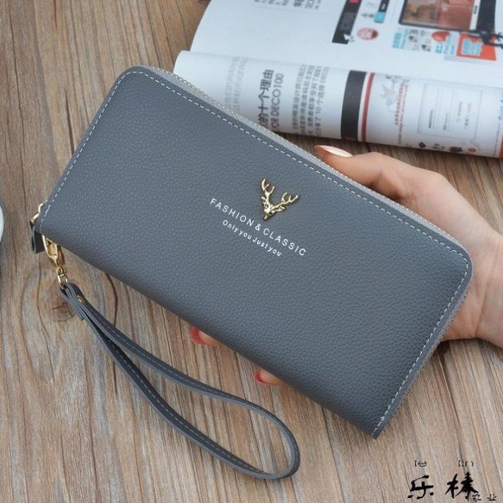Ví nữ dài cầm tay sừng hươu thời trang SH69