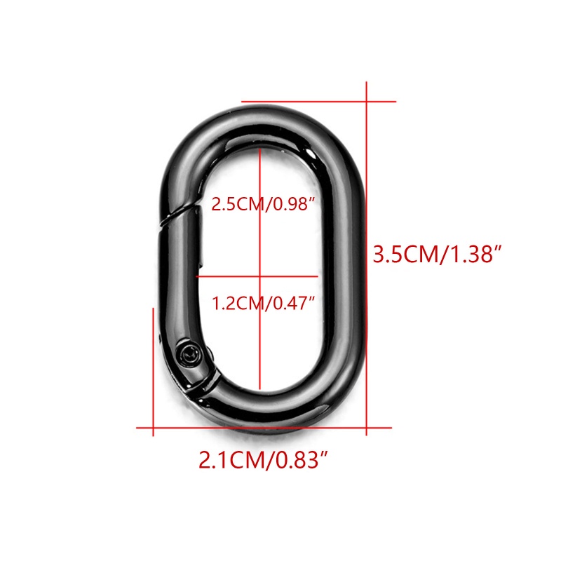 Bộ 5 Móc Lò Xo Nối Dây Xích Làm Trang Sức DIY