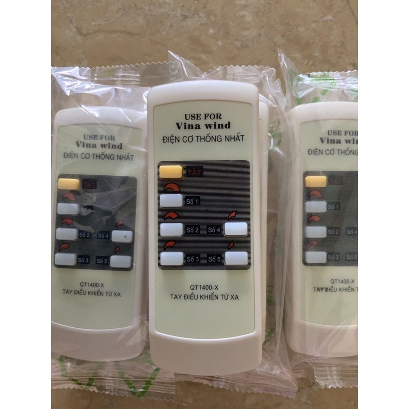 Remote Điều khiển quạt trần Vinawind ( điện cơ thống nhất) QT1400-X