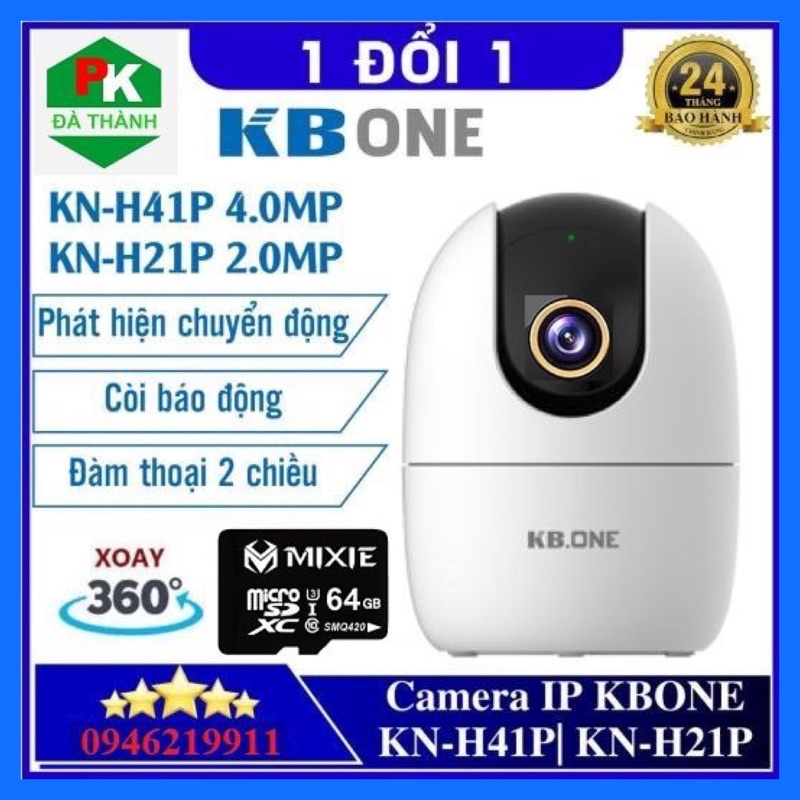 Camera KBONE KN-H41P 4MP 2K chính hãng