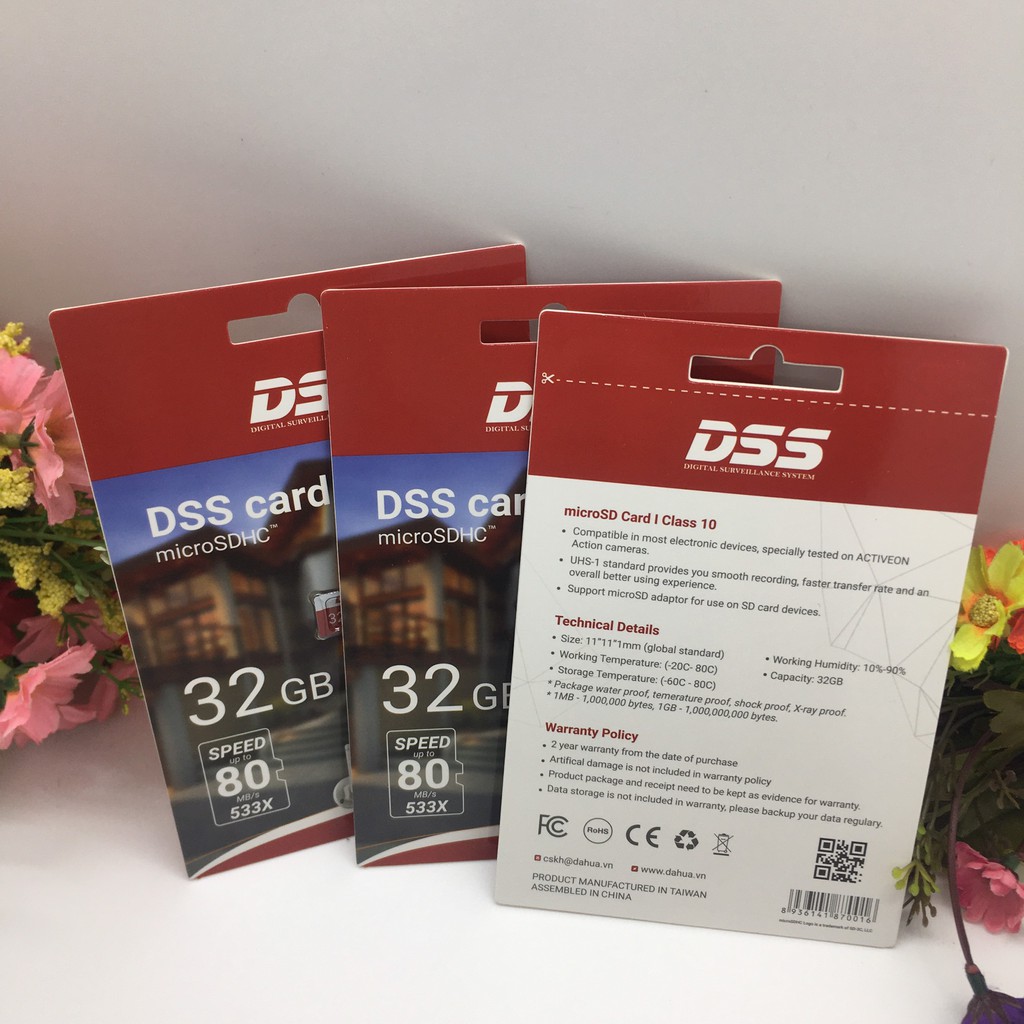 Combo 10 thẻ nhớ Dss 32G khách đặt!