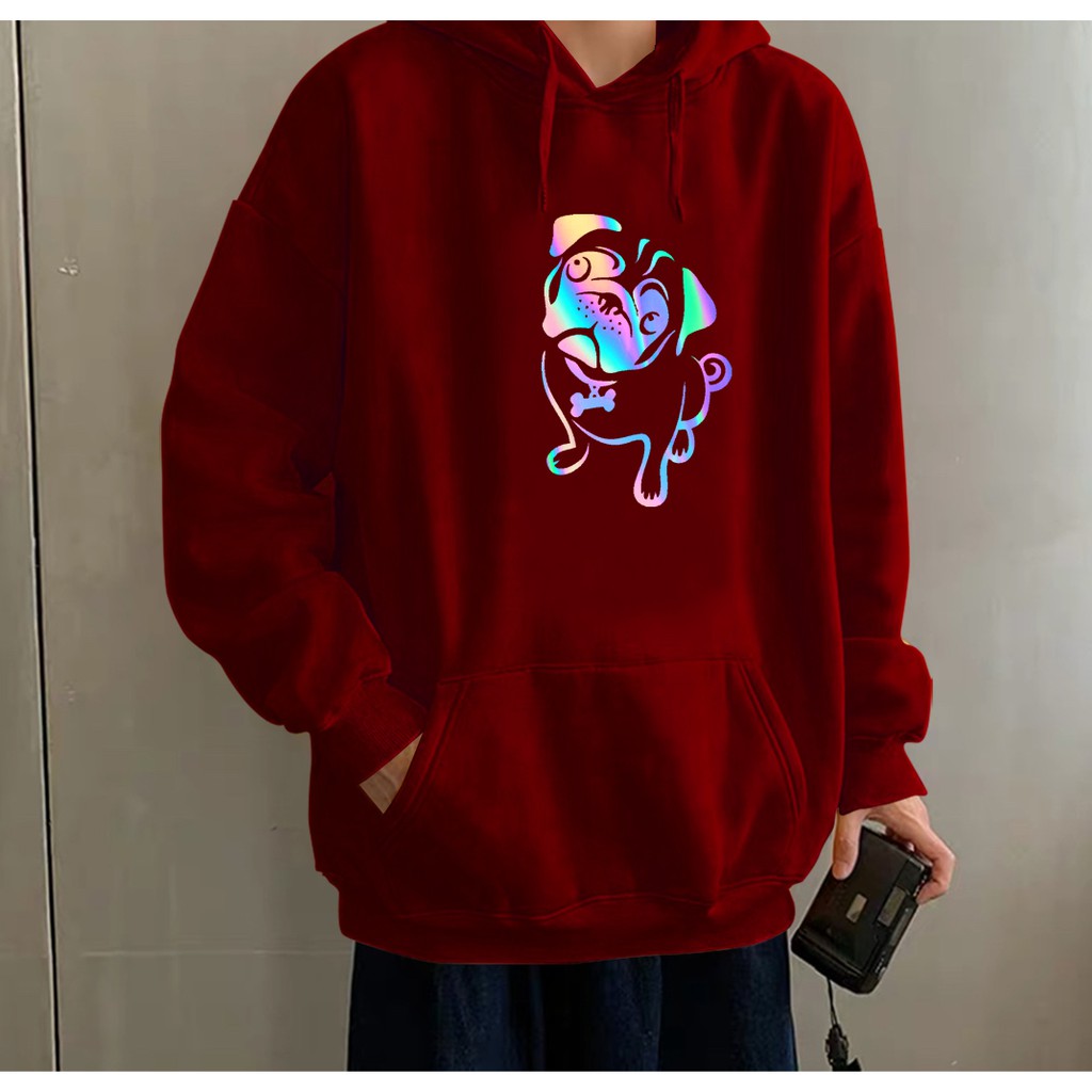 ÁO HOODIE PHẢN QUANG NHỆN KN30   unisex cho nam và nữ - FREESIZE - NINH DUY STORE