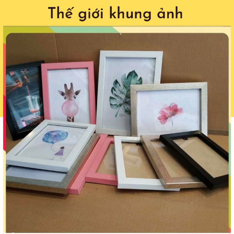 Khung ảnh 🌞Free ship 🌞 Bán sỉ /lẻ khung ảnh 13x18 để bàn, tặng kèm chân để bàn