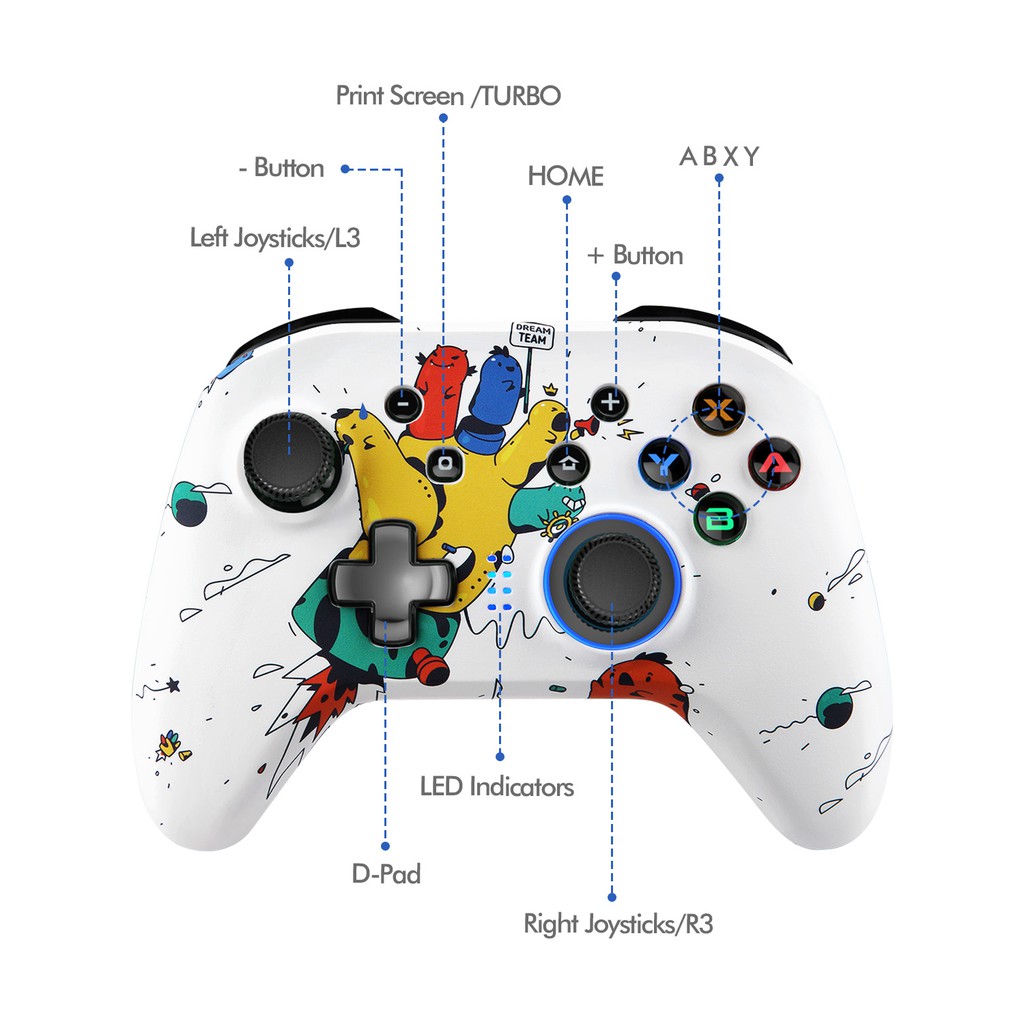 EasySMX ESM-9013 Wireless game controller 2.4 g Gamepad Joysitck TV box