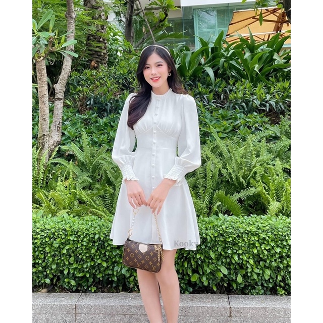 ĐẦM TRẮNG TRỤ BÈO NÚT HẠT TAY BO