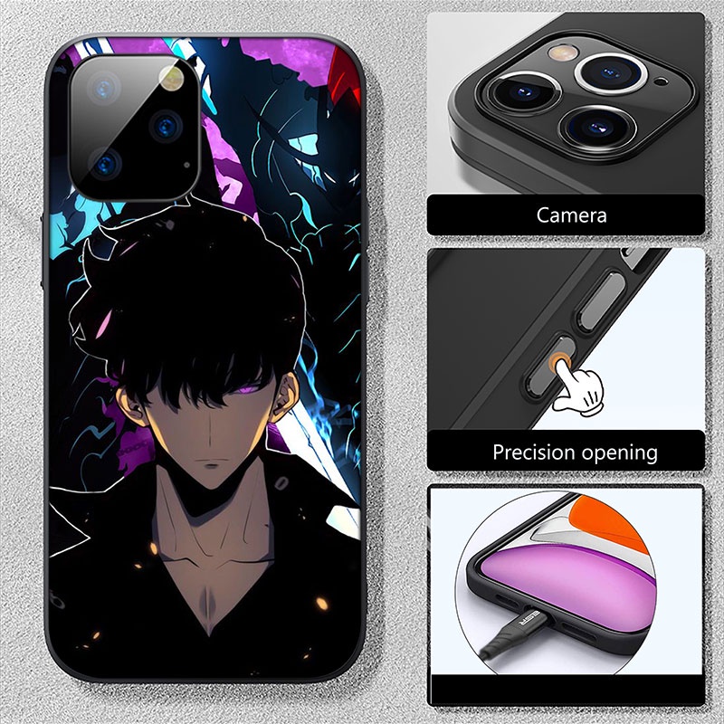 Ốp Điện Thoại Họa Tiết Solo Leveling Cho iPhone 5 5S 6 6S 7 8 11 Pro Max Plus SE XR IJ114