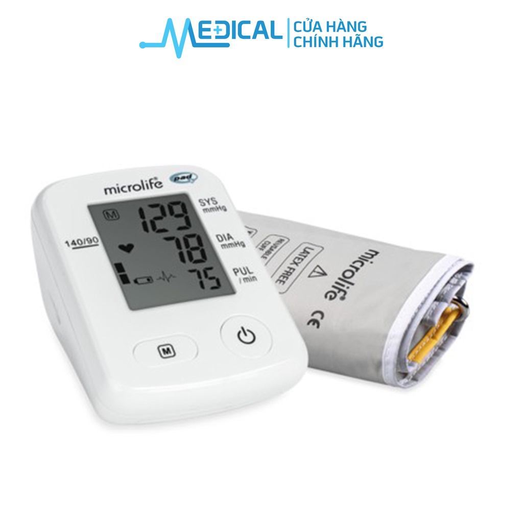 Máy đo huyết áp bắp tay MICROLIFE A2 Classic dễ sữ dụng, đơn giản, nhỏ gọn - MEDICAL