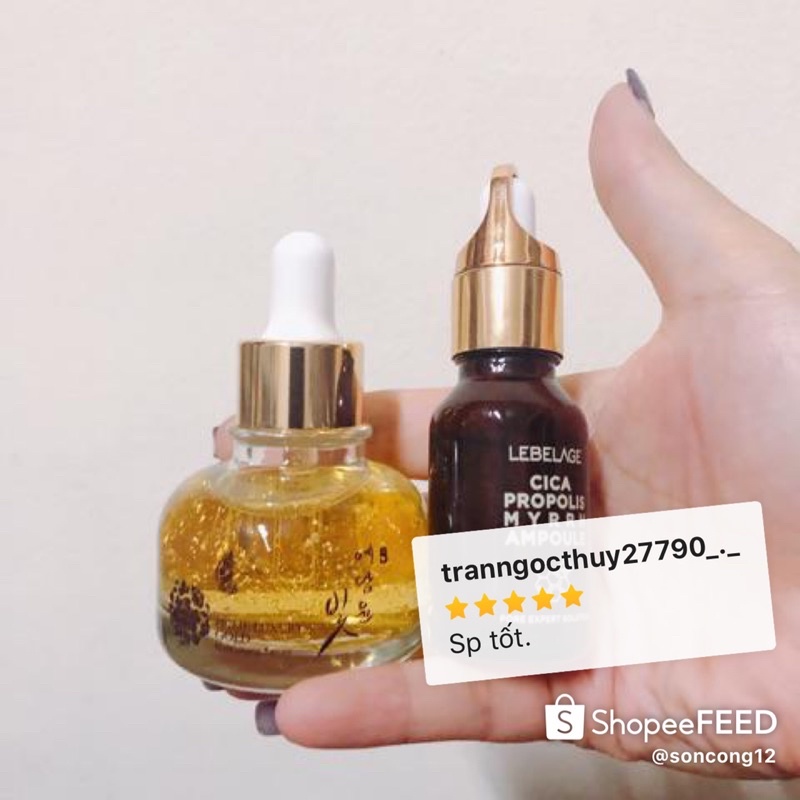 Tế bào gốc mụn thâm nám lỗ chân lông keo ong Chúa Lebelage Cica Propolis Myrrh Ampoule ✅ | BigBuy360 - bigbuy360.vn