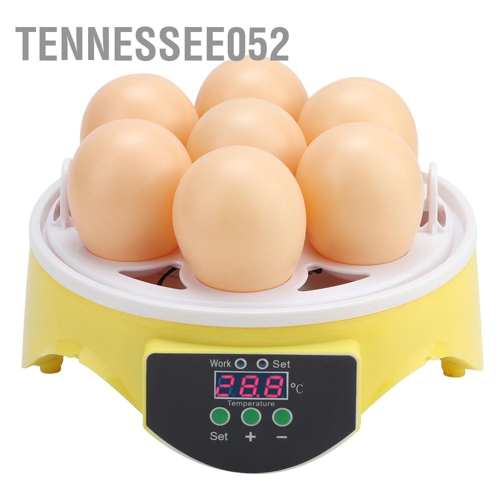 Tennessee052 7 trứng Nhà thông minh Gà vịt Vịt tự động hoàn toàn kiểm soát nhiệt độ ấp