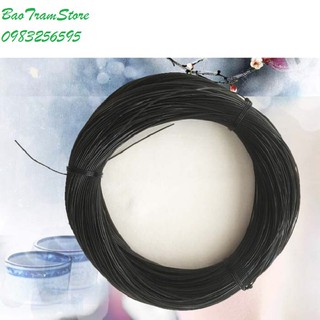 Cuộn 40m dây bọc nhựa dùng buộc cành, uốn cành đường kính 1mm