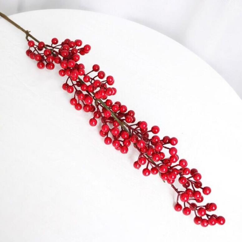 Cành đào đông  trang trí dài 100cm 12 nhánh