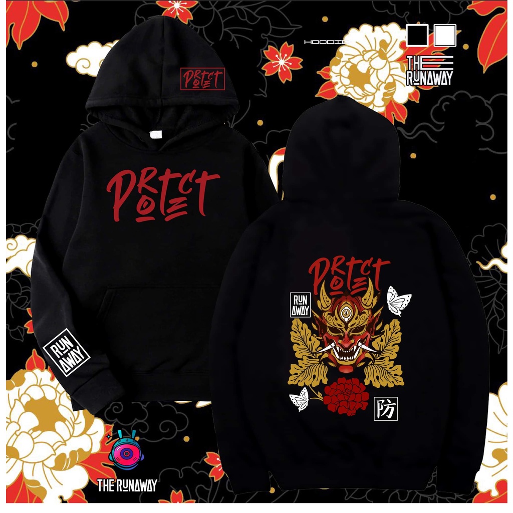 Áo Hoodie Urban Kitsune 2: Protect Nỉ bông cho Nam/ Nữ by The Runaway