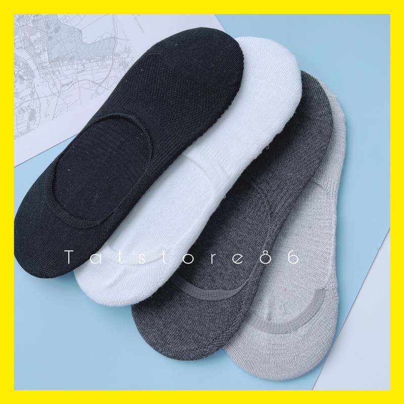 Vớ lười nam -Muji ❤Tất nam cổ ngắn đi giày lười chất cotton hàng CCXK TT48
