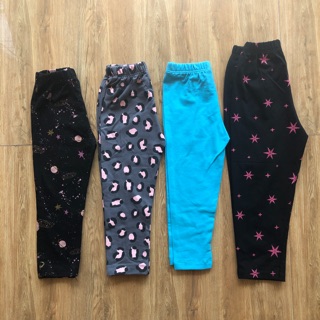 Quần legging thun cotton bé gái 6-24kg