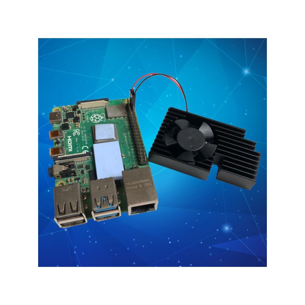 Bộ Quạt Tản Nhiệt Cho Raspberry Pi 4b / 3b + / 3b Plus / 3b
