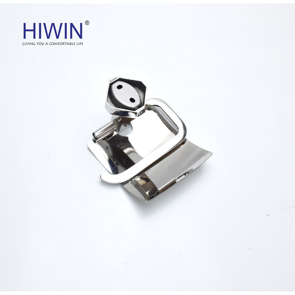 Lô giấy, hộp đựng giấy vệ sinh chất liệu inox 304 mặt gương bóng HIWIN Y-834