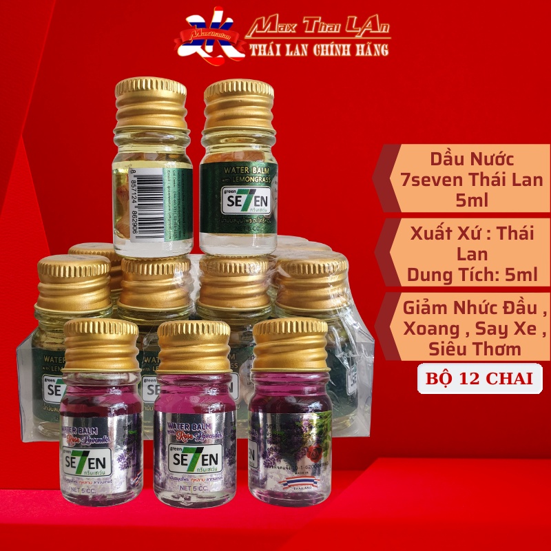 12 Chai Dầu 7 Seven Thảo Mộc Thái Lan