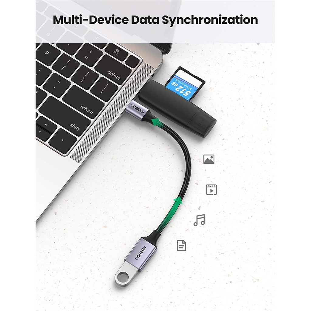 Bộ chuyển đổi USB type C sang USB 3.0 hỗ trợ OTG UGREEN 70889