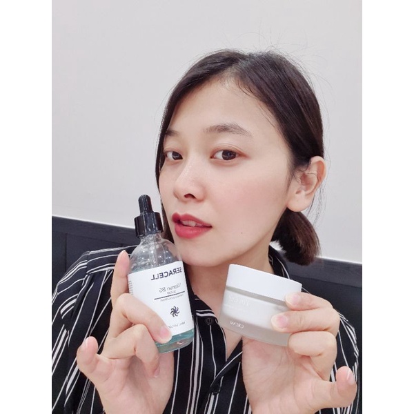 Set 2 sản Serum Seracell 100ml và cream b5 I'm Cell dưỡng trắng và căng bóng da