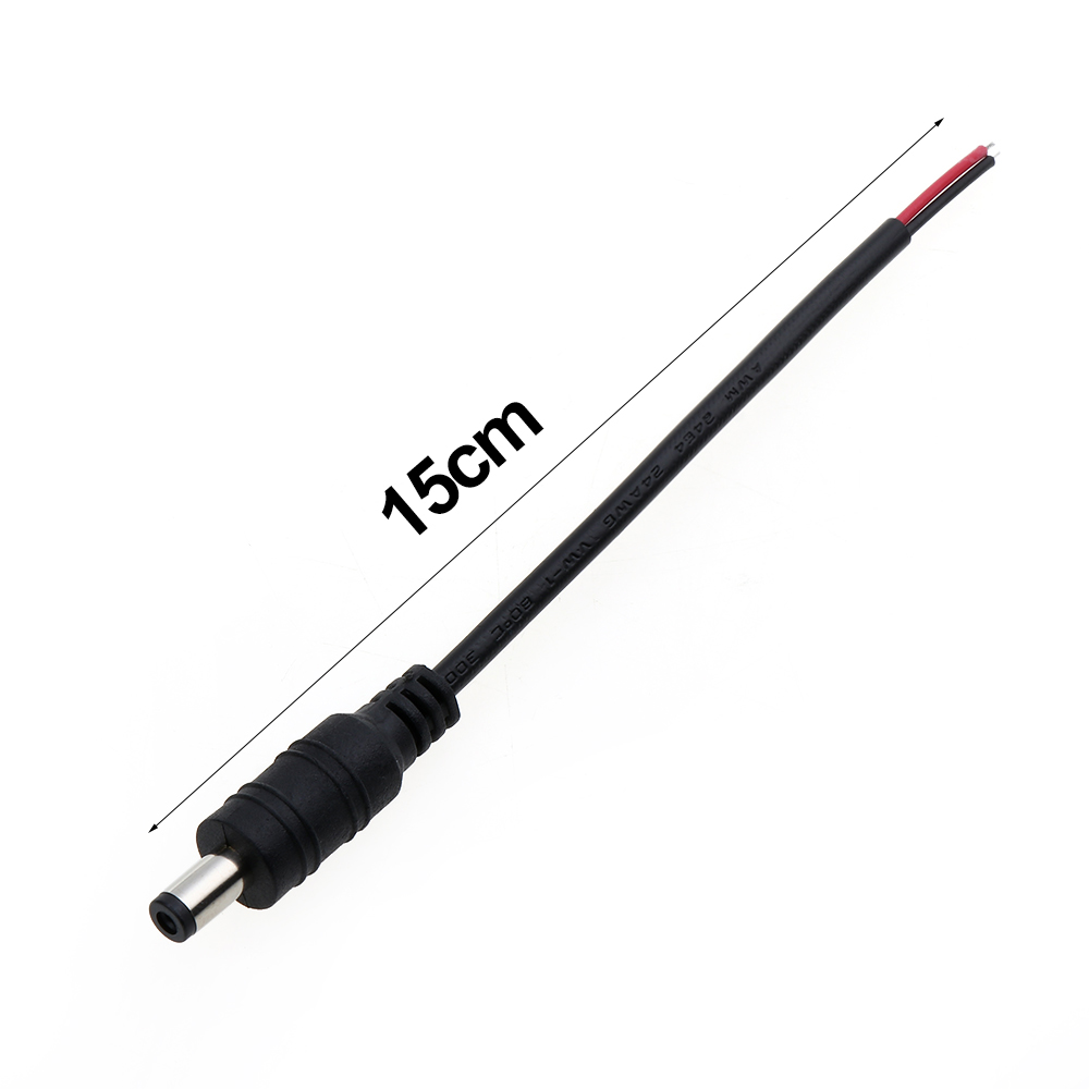 Set 1/ 5 cặp phích cắm nguồn Dc 12v 5.5x2.1mm
