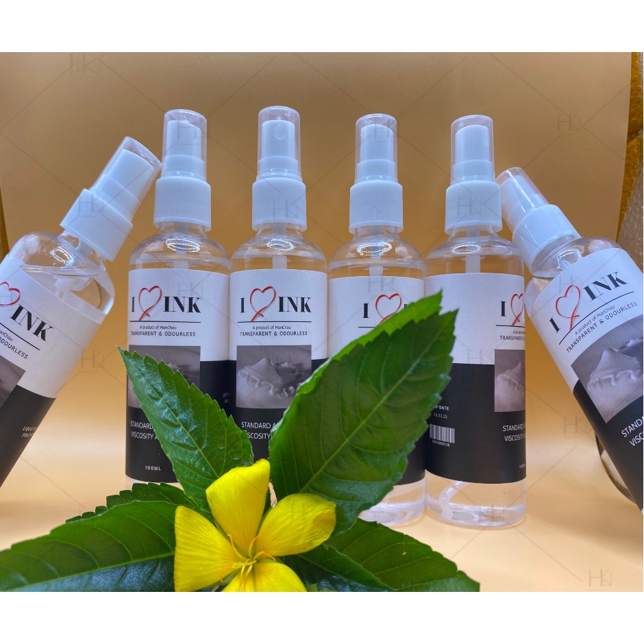 Dầu lau mực tập trên da giả