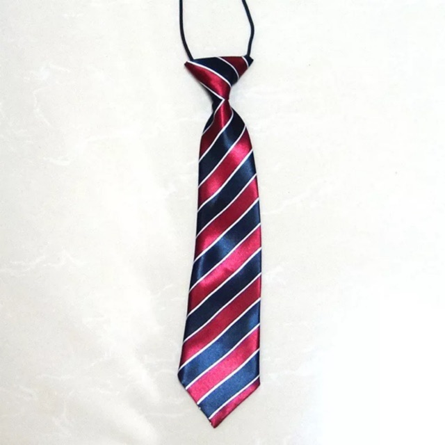 Cà vạt unisex thắt sẵn, cà vạt học sinh, sinh viên
