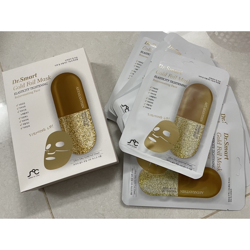 (15/7/2021) Mặt Nạ tinh chất vàng Dr.Smart Gold Foil Mask