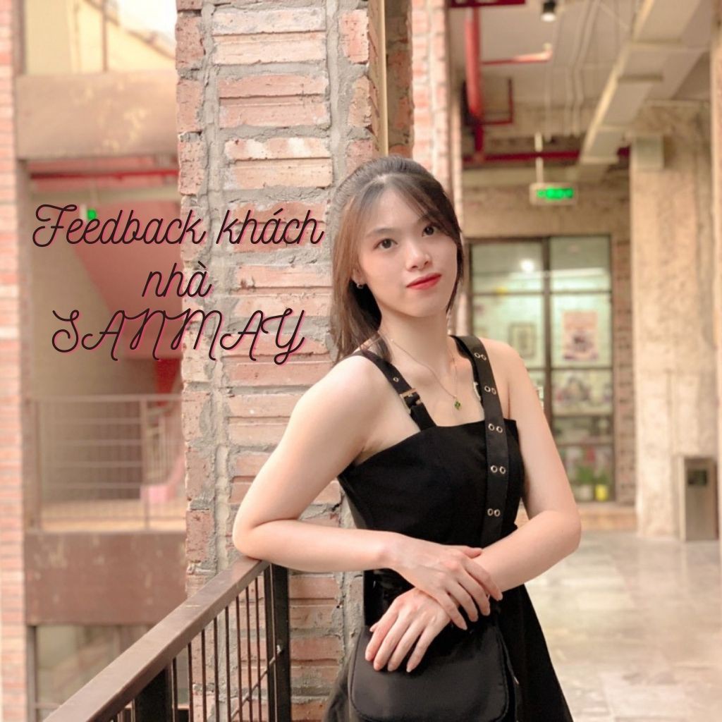 Đầm Xòe Dự Tiệc Đen SANMAY Thiết Kế Lệch Tà, Vải Nhung Co Dãn VD030 | BigBuy360 - bigbuy360.vn