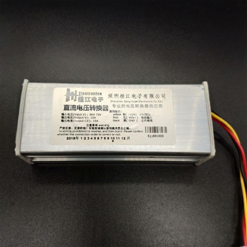 Bộ Chuyển Đổi Điện Áp dc-dc 24v-120v Sang 12v 15a ​Mô-đun Nguồn Hạ Áp Cho Đèn led Xe Hơi
