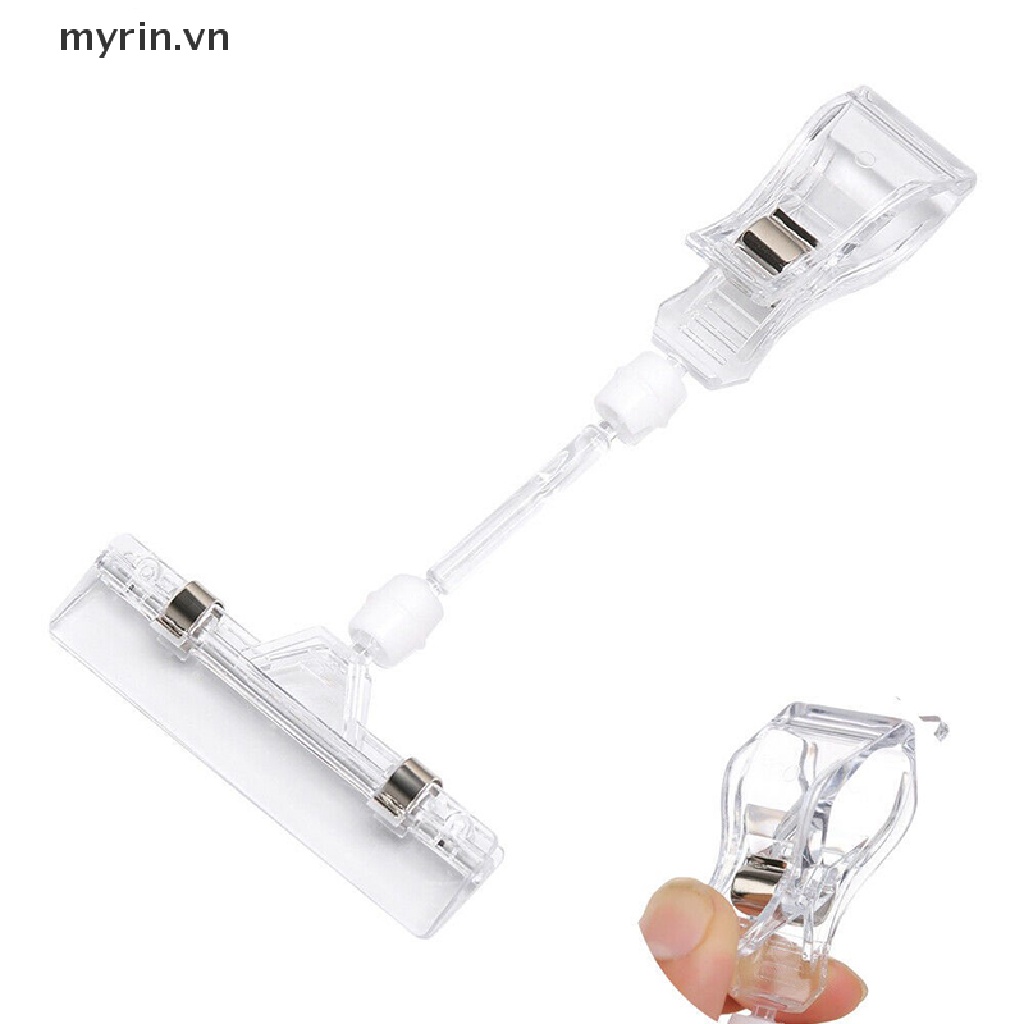 Giá Kẹp Thẻ Quảng Cáo Bằng Nhựa Tiện Dụng