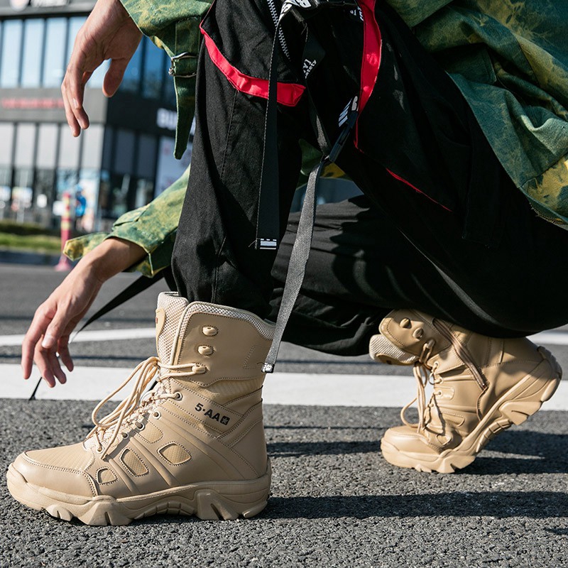 Giày bốt chiến binh quân đội có size 39-47 dành cho nam | BigBuy360 - bigbuy360.vn