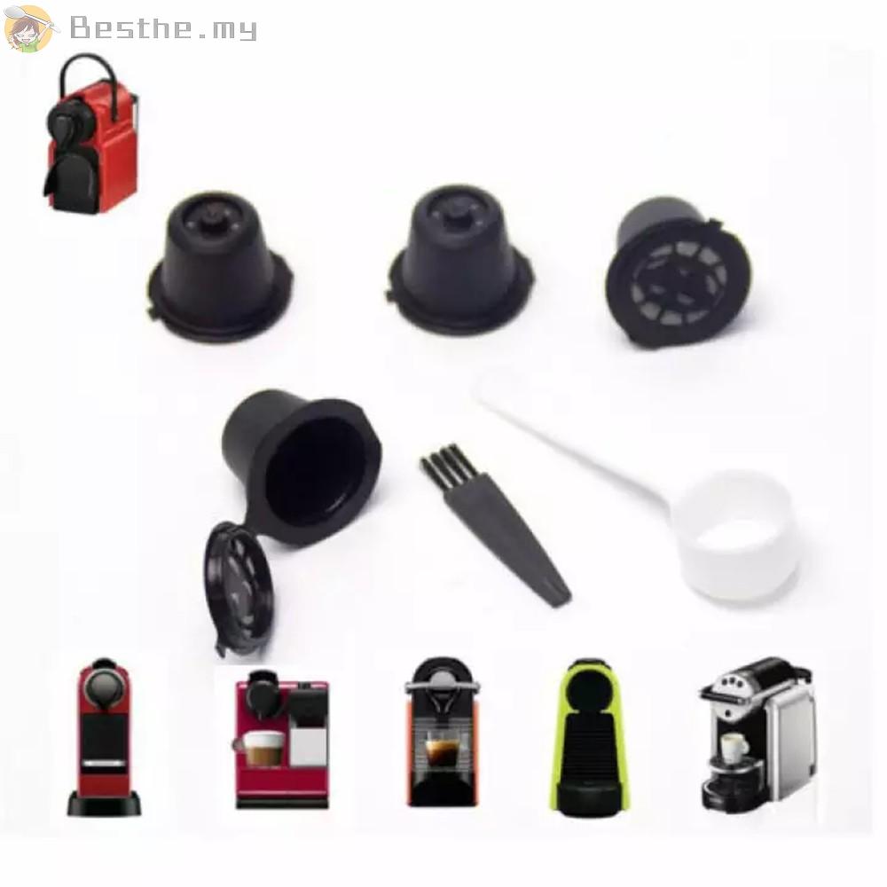 Set 4 Viên Nén Cà Phê Kèm Muỗng Nhựa Cho Máy Pha Cà Phê Nespresso