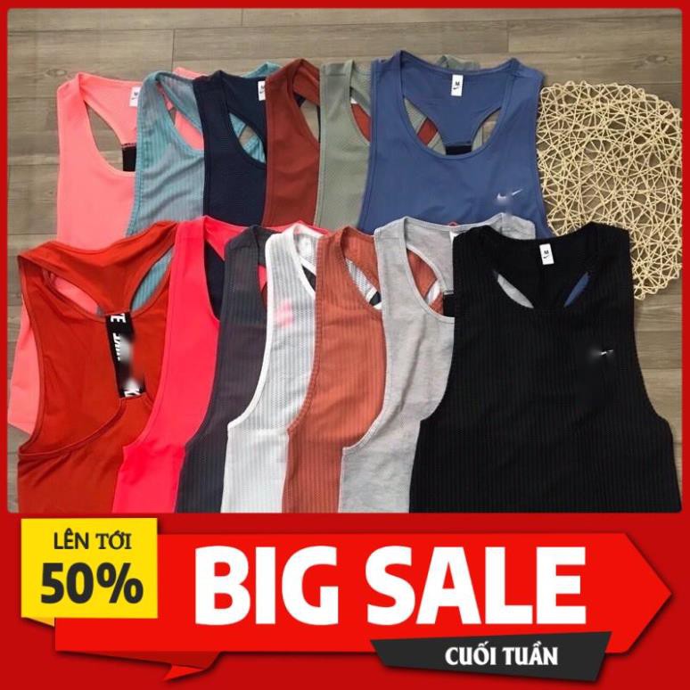 ÁO TANKTOP TẬP GYM YOGA NỮ SIÊU XINH - ÁO TẬP GYM, YOGA NỮ *