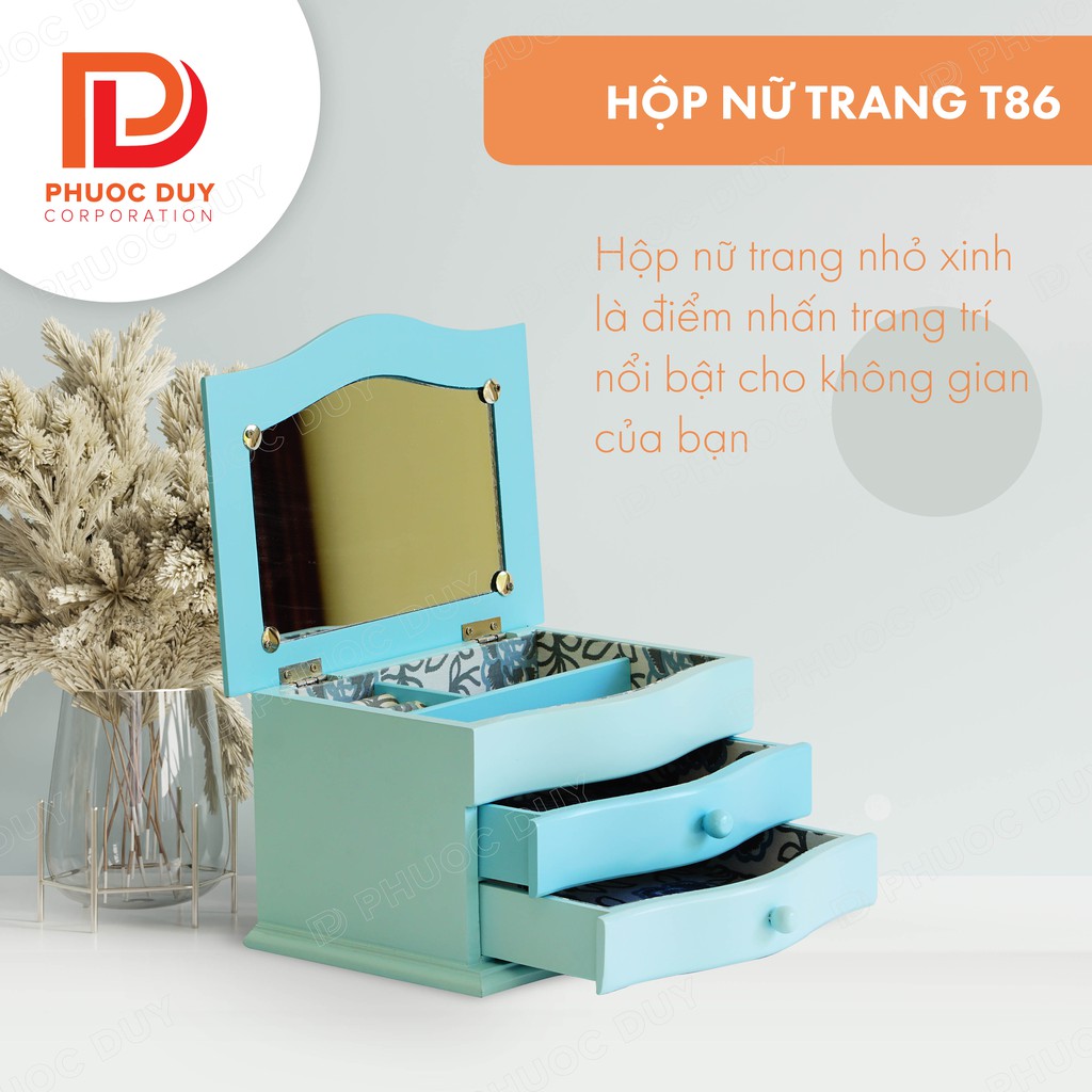 Tủ mini để bàn đa năng - Tủ nữ trang mỹ phẩm T86