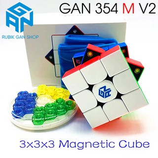  Siêu phẩm 2020 Rubik 3x3 GAN 354 M Stickerless Standard / Explore Version