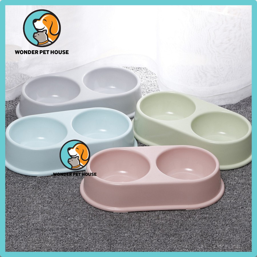 Tô, bát ăn đôi cho thú cưng loại tốt size lớn