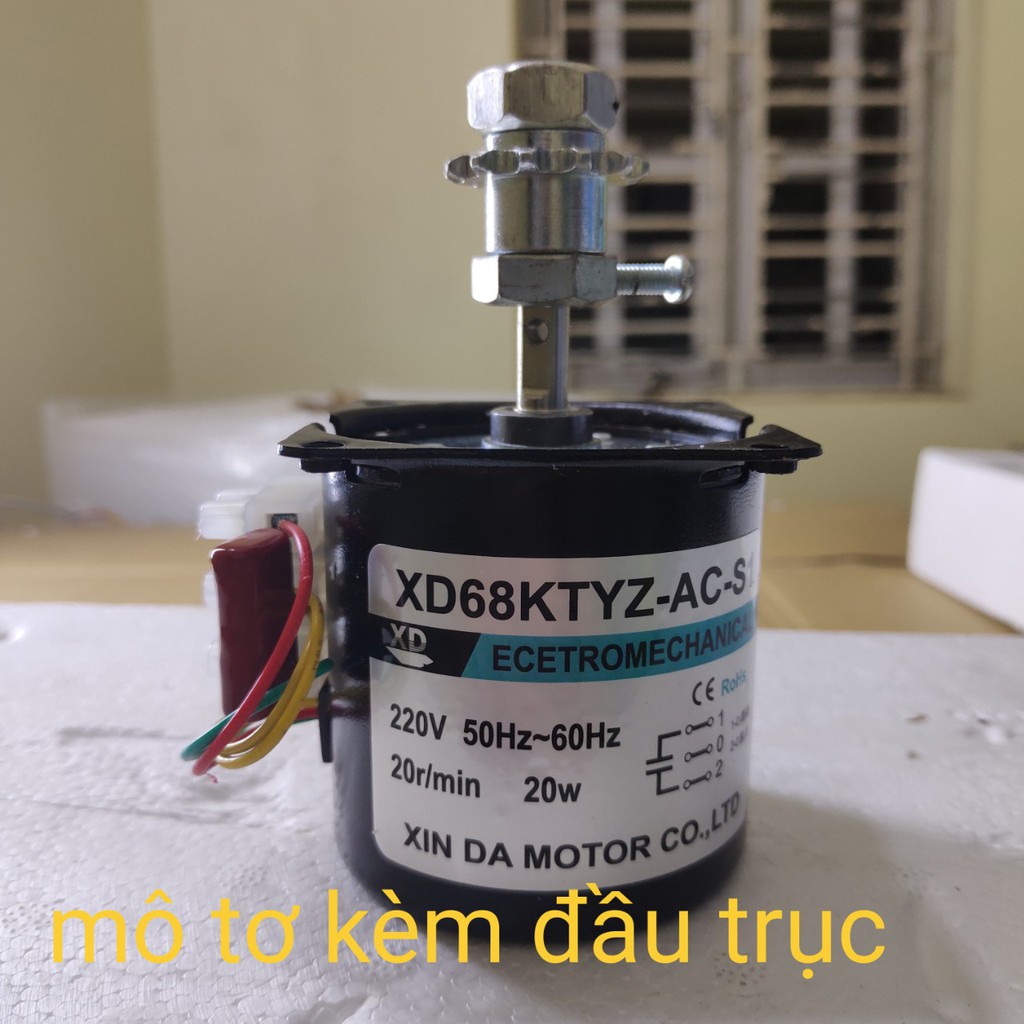 Combo 5 mô tơ giảm tốc 220v 20W