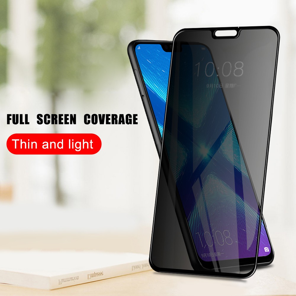 Kính cường lực toàn màn hình chống nhìn trộm cho Huawei P20 p30 Mate 10 20 Lite Pro Nova 4e 3e Honor 8X