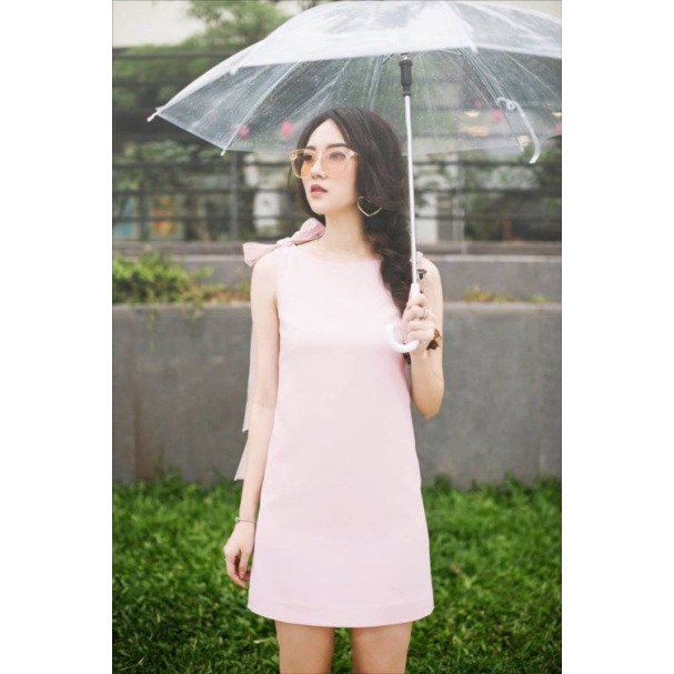 đầm hồng shopee live 75k