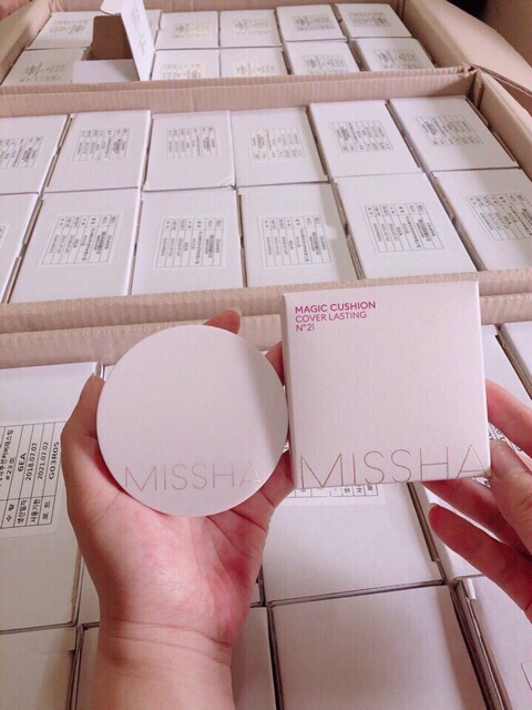 (NEW 2019) Phấn nước Missha Magic Cushion Cover Lasting SPF50+ PA+++
