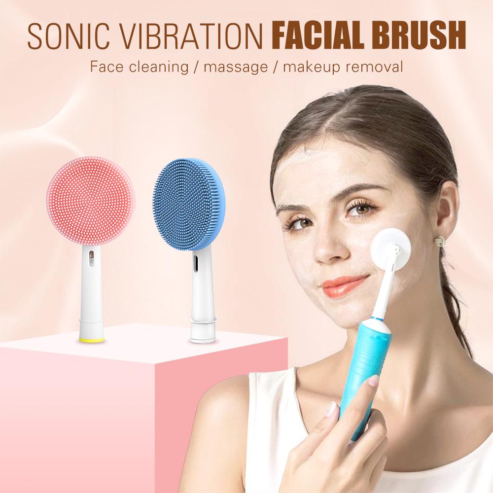 Bàn Chải Silicone Massage Mặt Chuyên Nghiệp